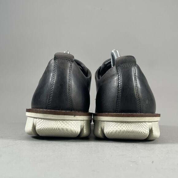 Ecco Jeremy Hybrid Men’s EU 41 US 7-7.5 Casual Black Leather Oxford Dress Shoes - Picture 3 of 9